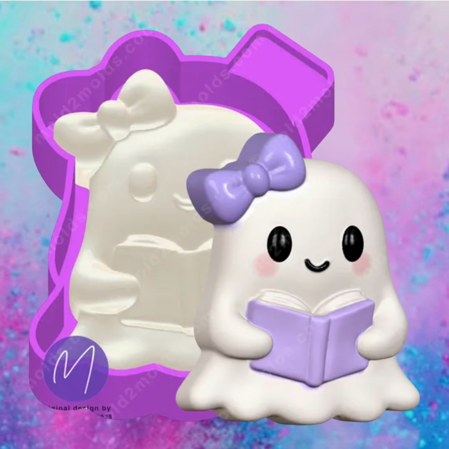 3D reading ghost freshie molds.