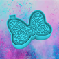 Bow with leopard print freshie mold