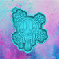 Melted smiley face freshie mold