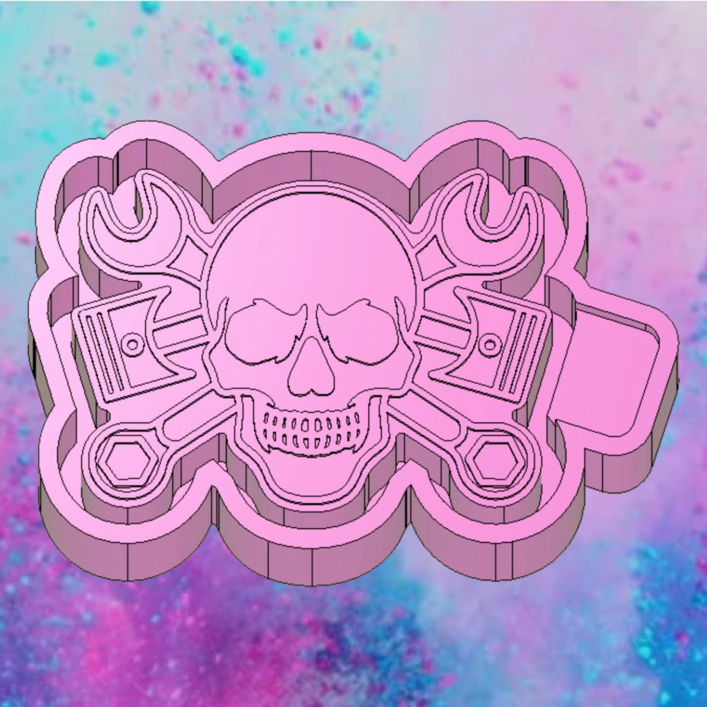 Skull tools freshie mold