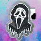 Melted Ghostface freshie mold