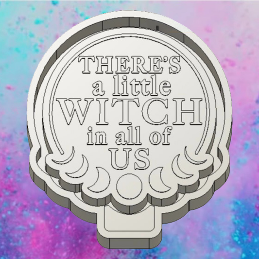 Little witch in all of us  freshie mold