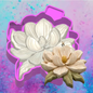 3D Magnolia flower freshie molds.