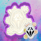 3D ghostface with bow freshie molds.