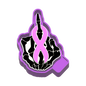 Skeleton hand beast cance ribbon freshie mold