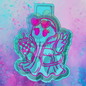 Peace girly ghost freshie mold