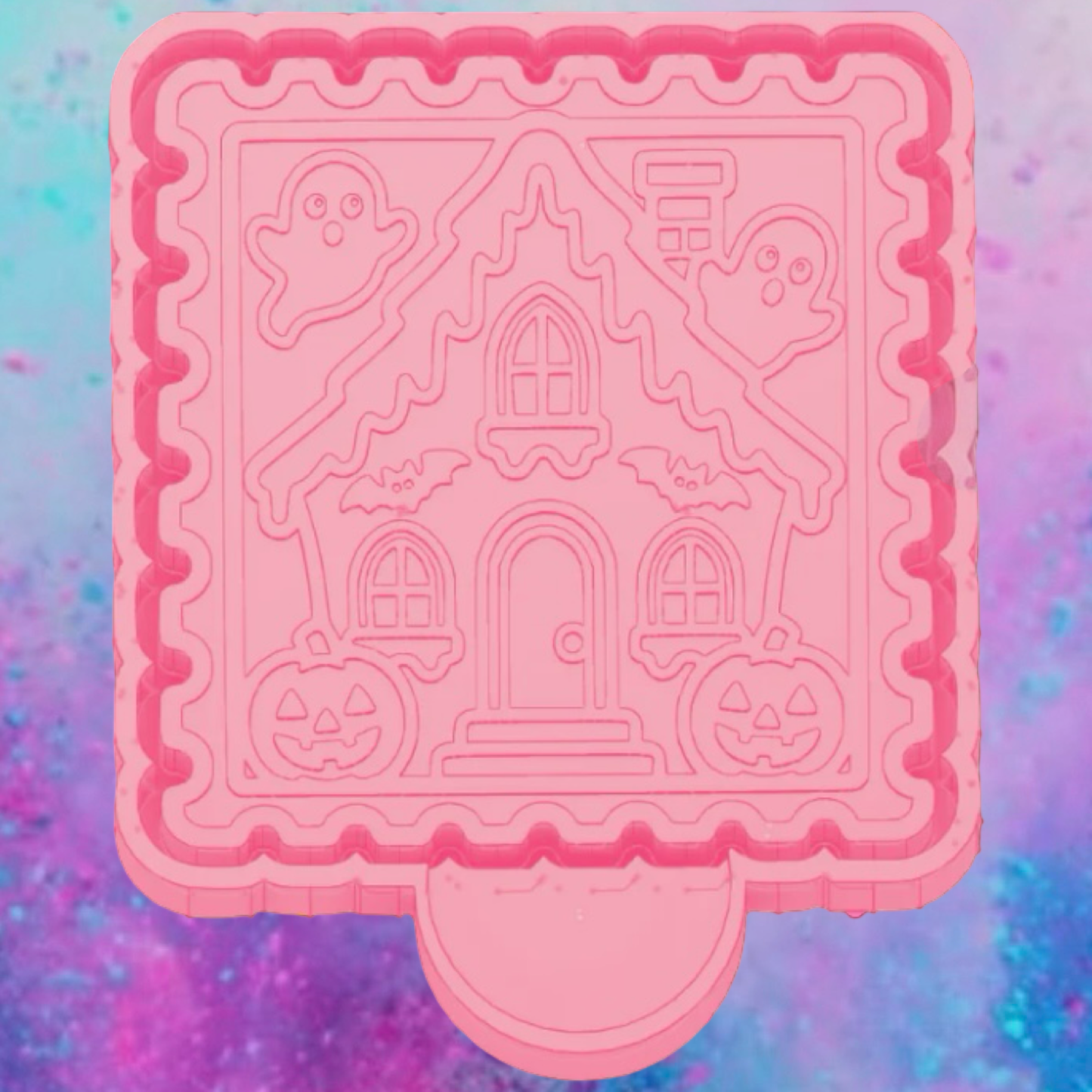 Haunted  house freshie mold