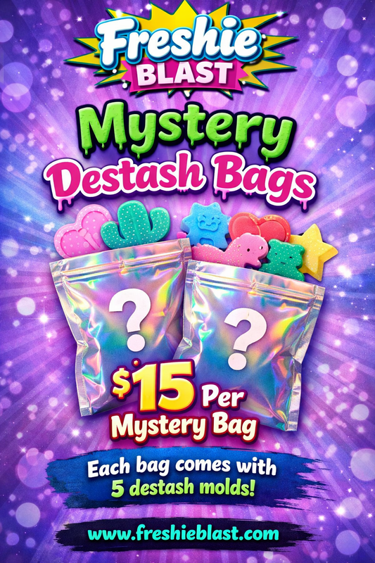 5 mystery Destash freshie molds