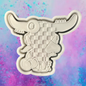 Checkered 8 ball bull spade freshie mold