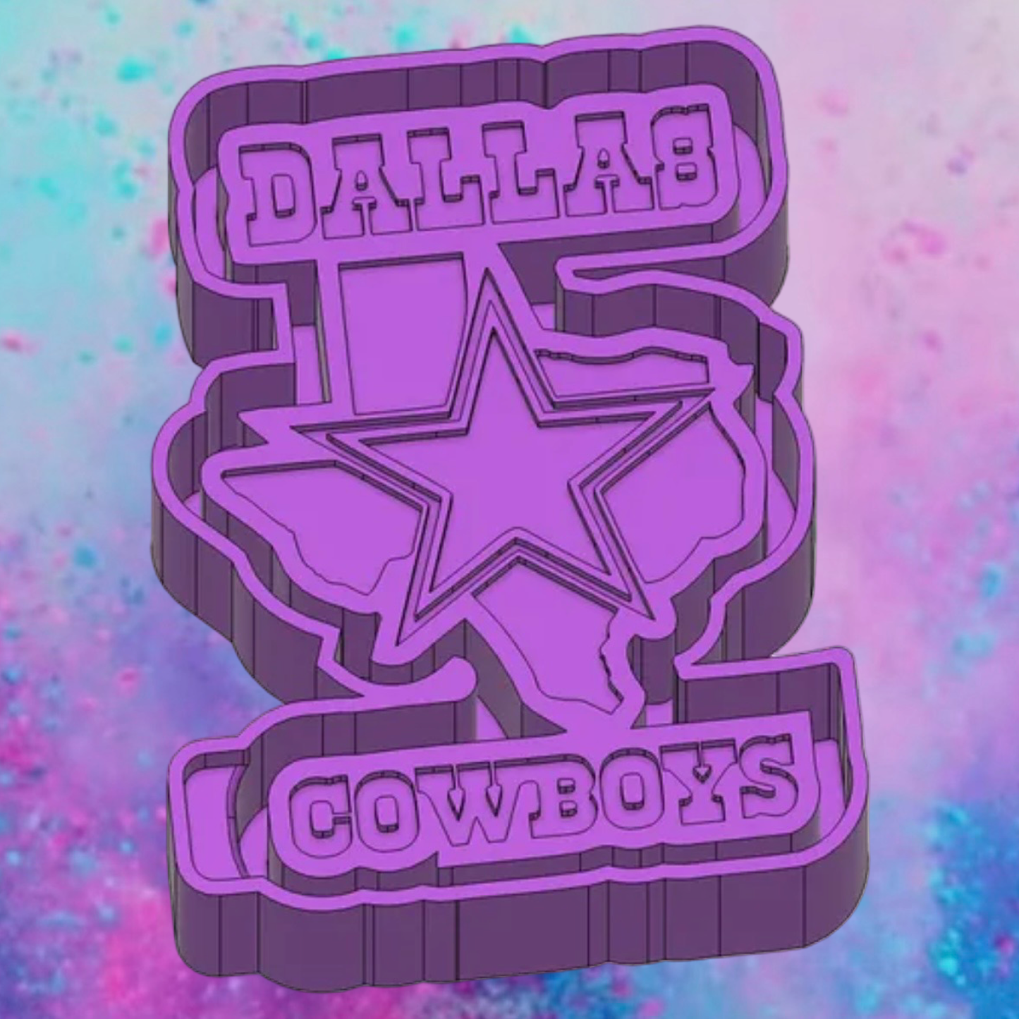 Dallas Cowboys freshie mold