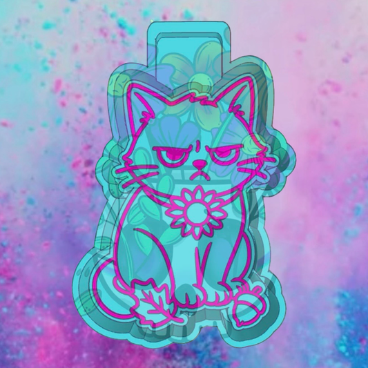 Fall grumpy cat freshie mold