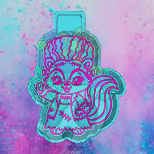 Mrs. Franken-skunk  freshie mold