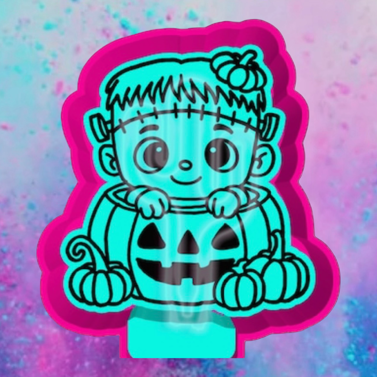 Baby Frank in a pumpkin freshie mold