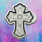Leather tool cross freshie mold