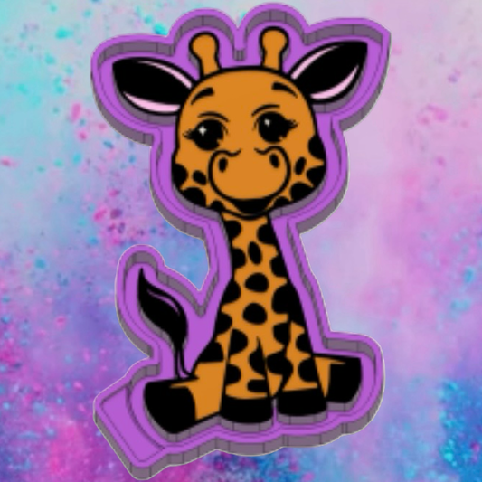 Baby giraffe freshie mold