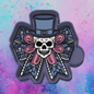 Gothic skull bow freshie mold