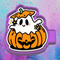Ghost in pumpkin freshie mold