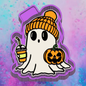 Halloween  coffee ghost freshie mold