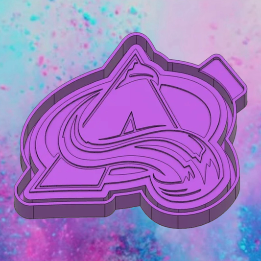 Colorado Avalanche freshie mold