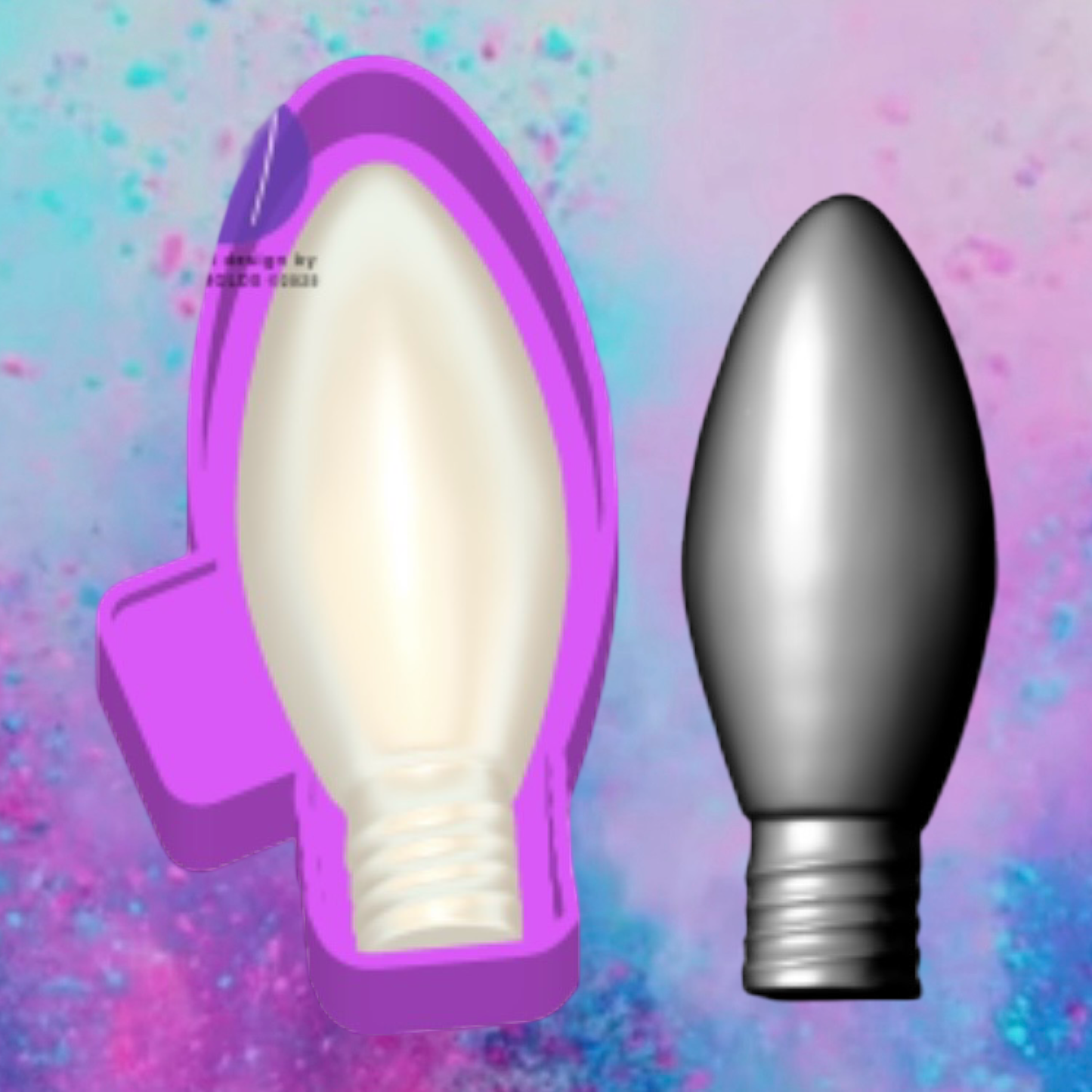 3D Christmas light freshie molds.