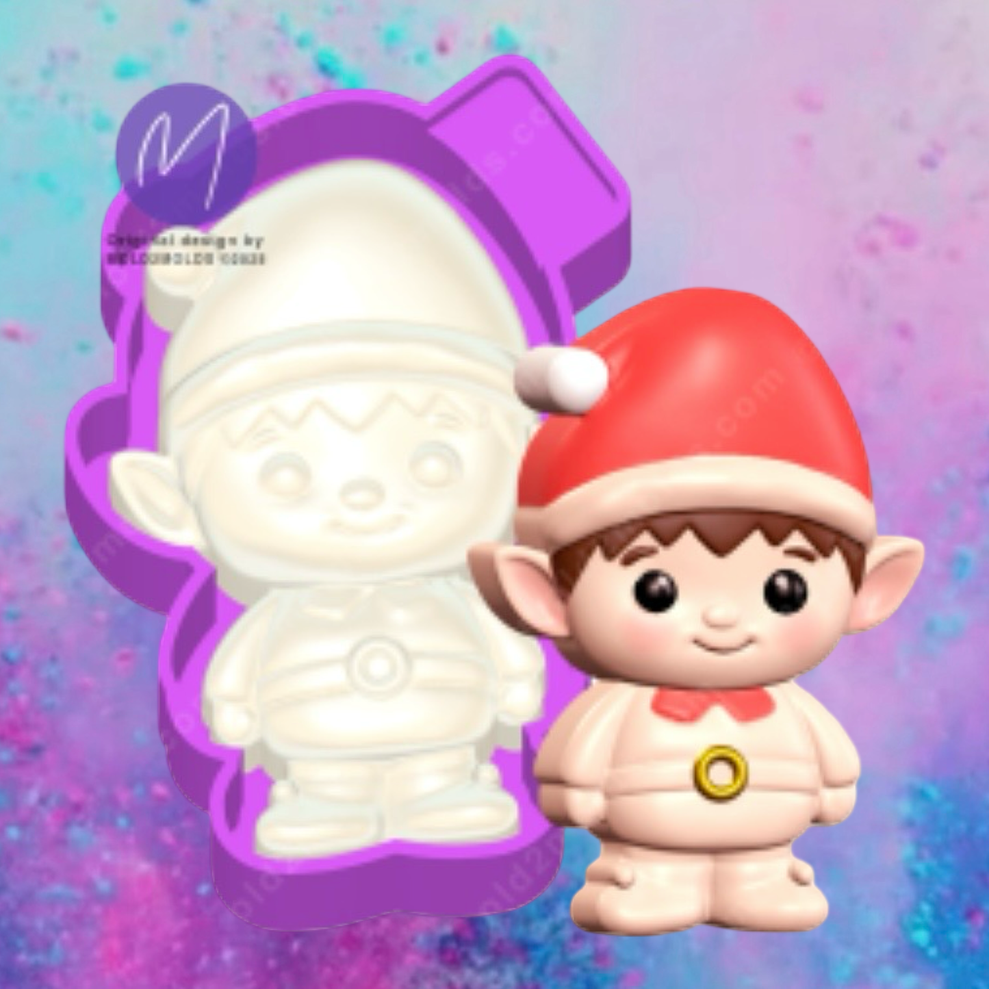 3D elf  freshie molds.