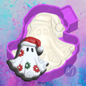 3D Christmas ghost freshie molds.