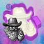 3D cowboy  Santa freshie molds.