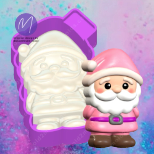 3D cute Santa freshie molds.