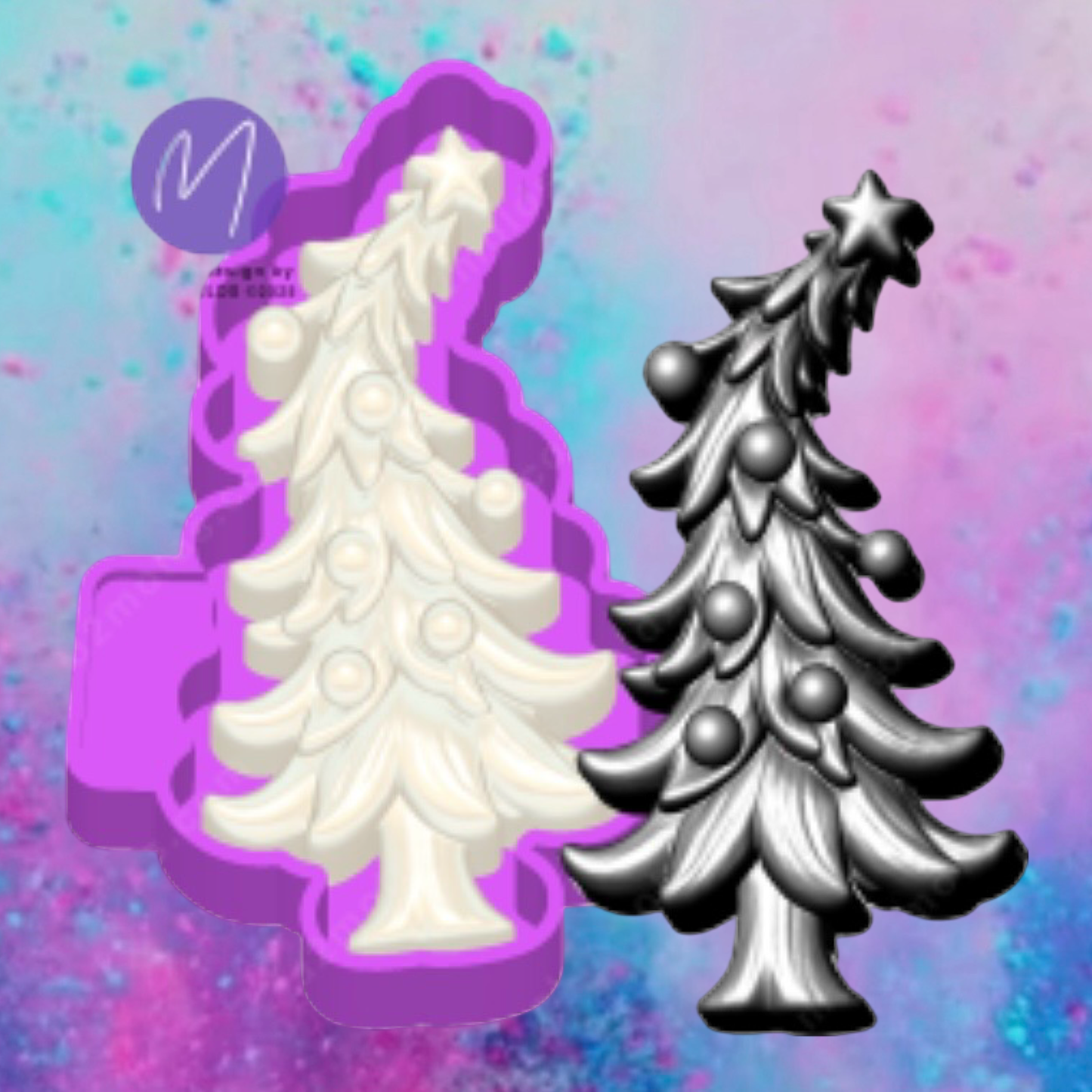 3D Grinch Christmas tree freshie molds.