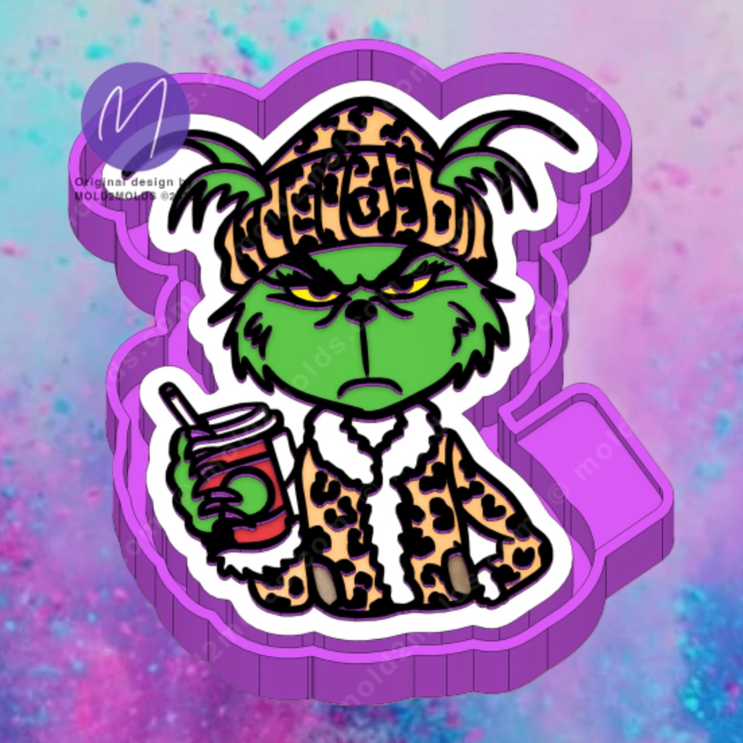 Boujee grinch freshie mold