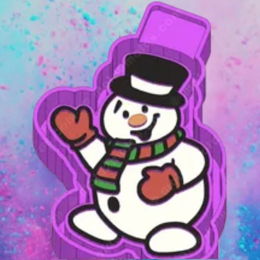 Frosty the Snowman freshie mold