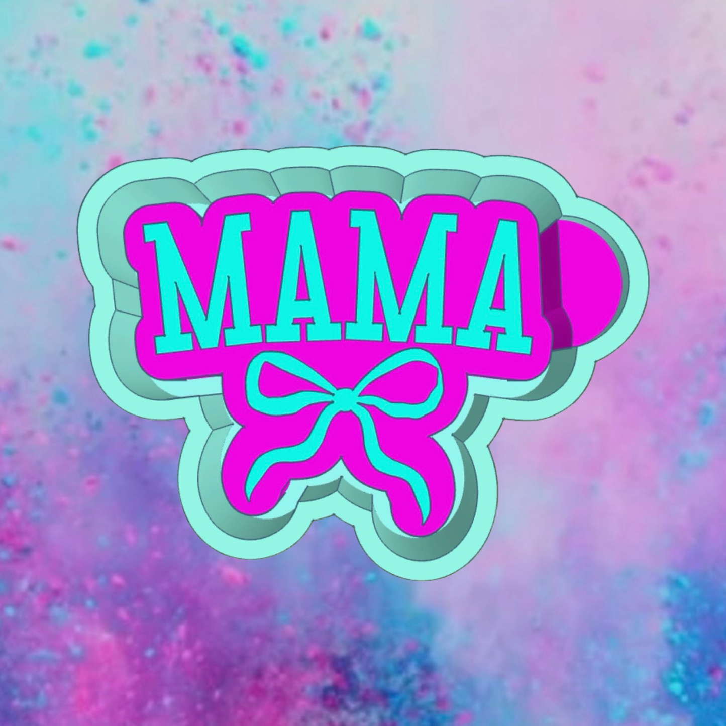 MAMA coquette bow  freshie mold