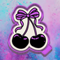 Cherries  bow  freshie mold