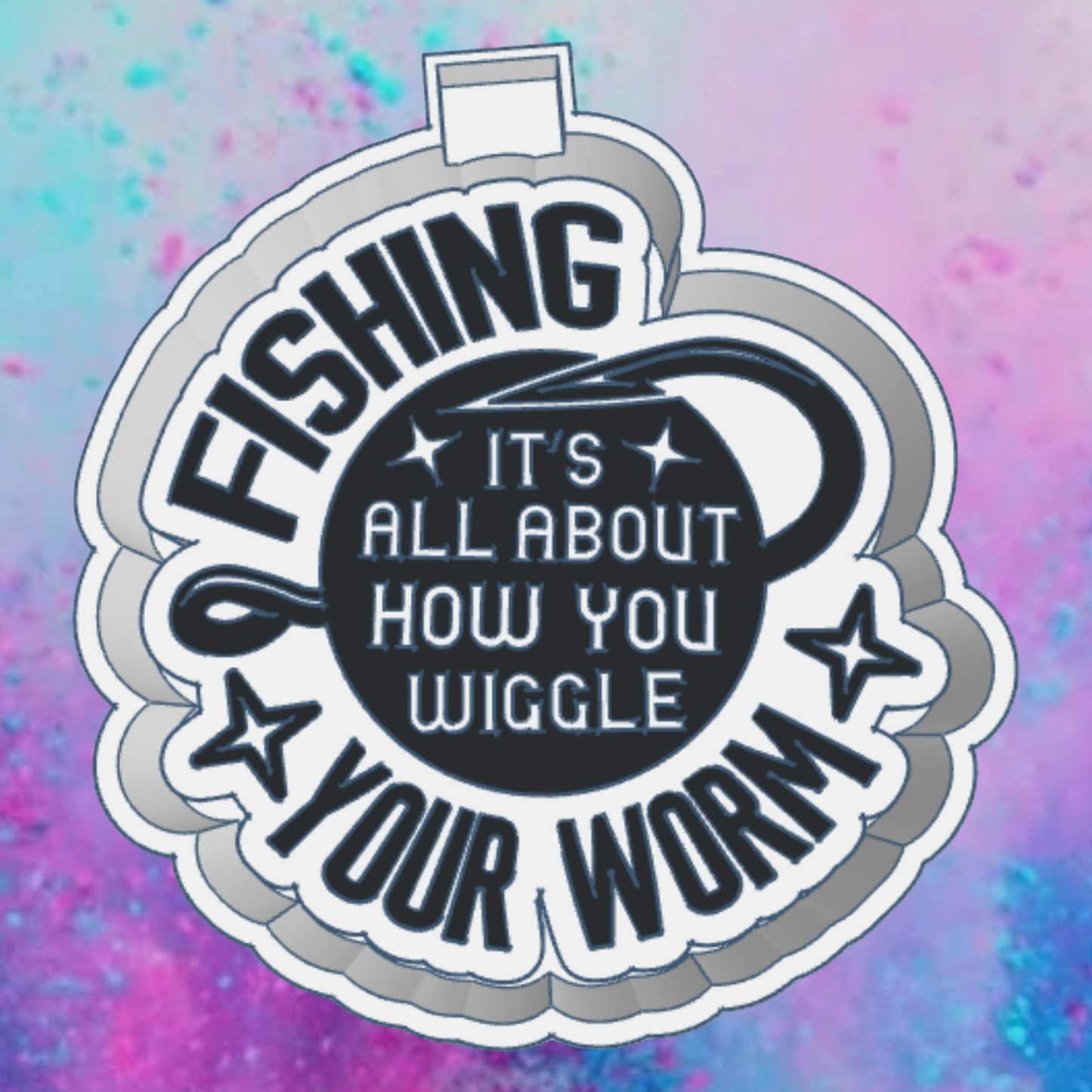 Wiggle your worm freshie mold