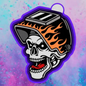 Welding  flaming skull freshie mold