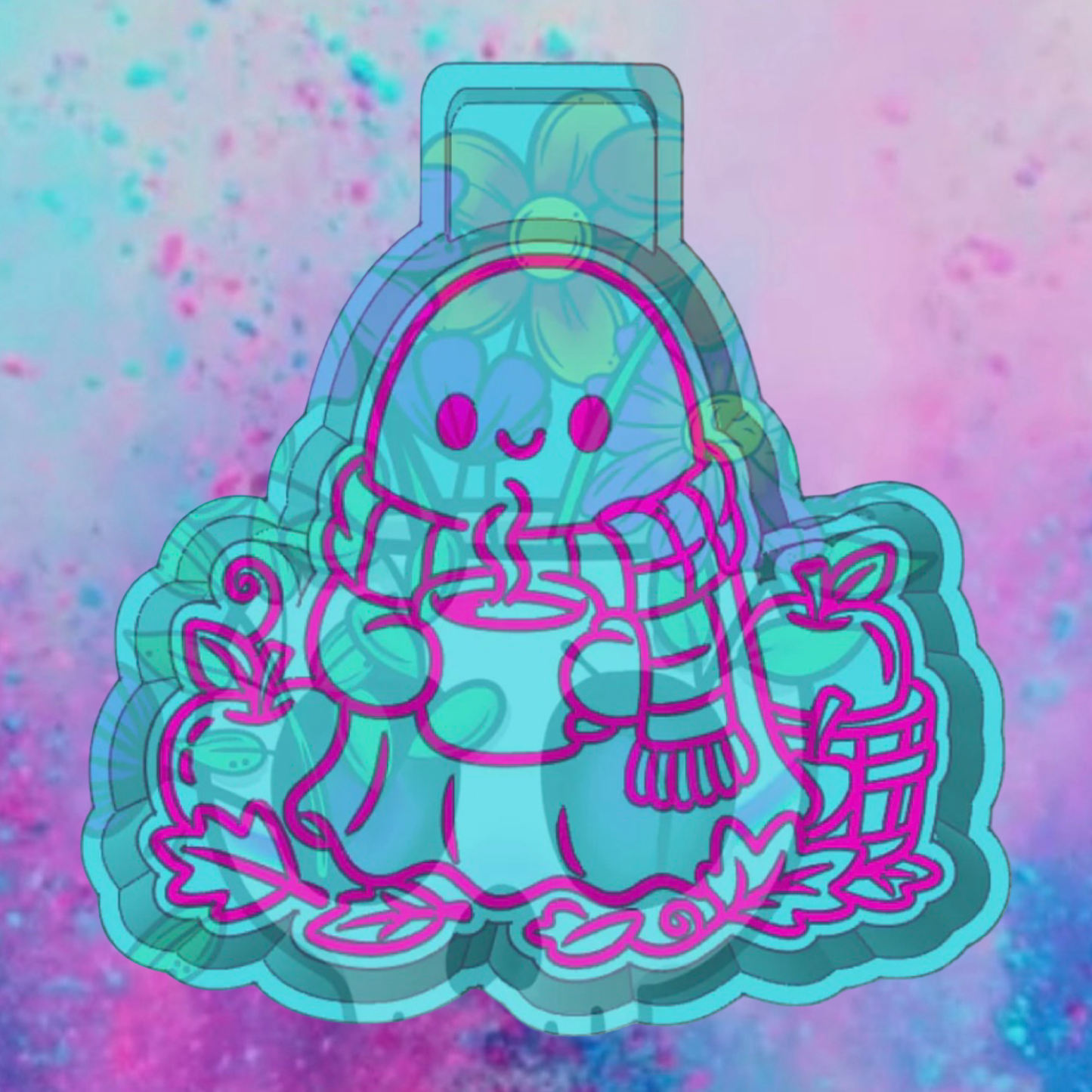 Apple cider ghost freshie mold