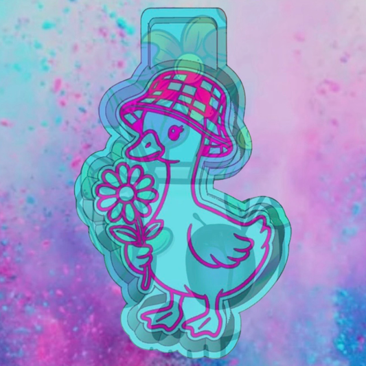 Daisy goose freshie mold