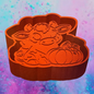 Fall highland  cow freshie mold