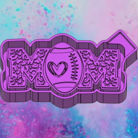 Football mom freshie mold
