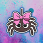 Spider with bow freshie mold