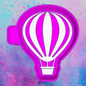 Hot air balloon freshie mold