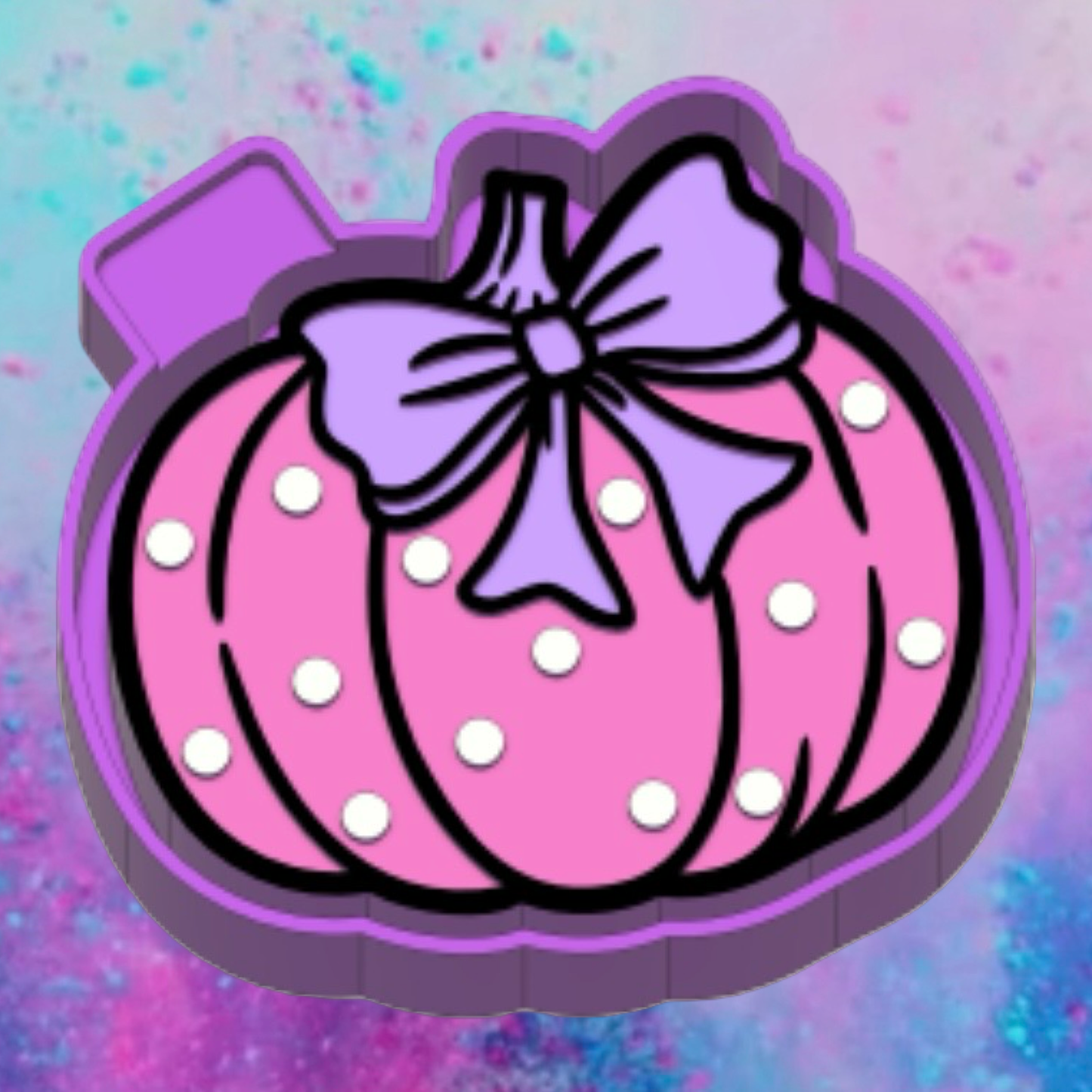 Polkadot pumpkin freshie mold