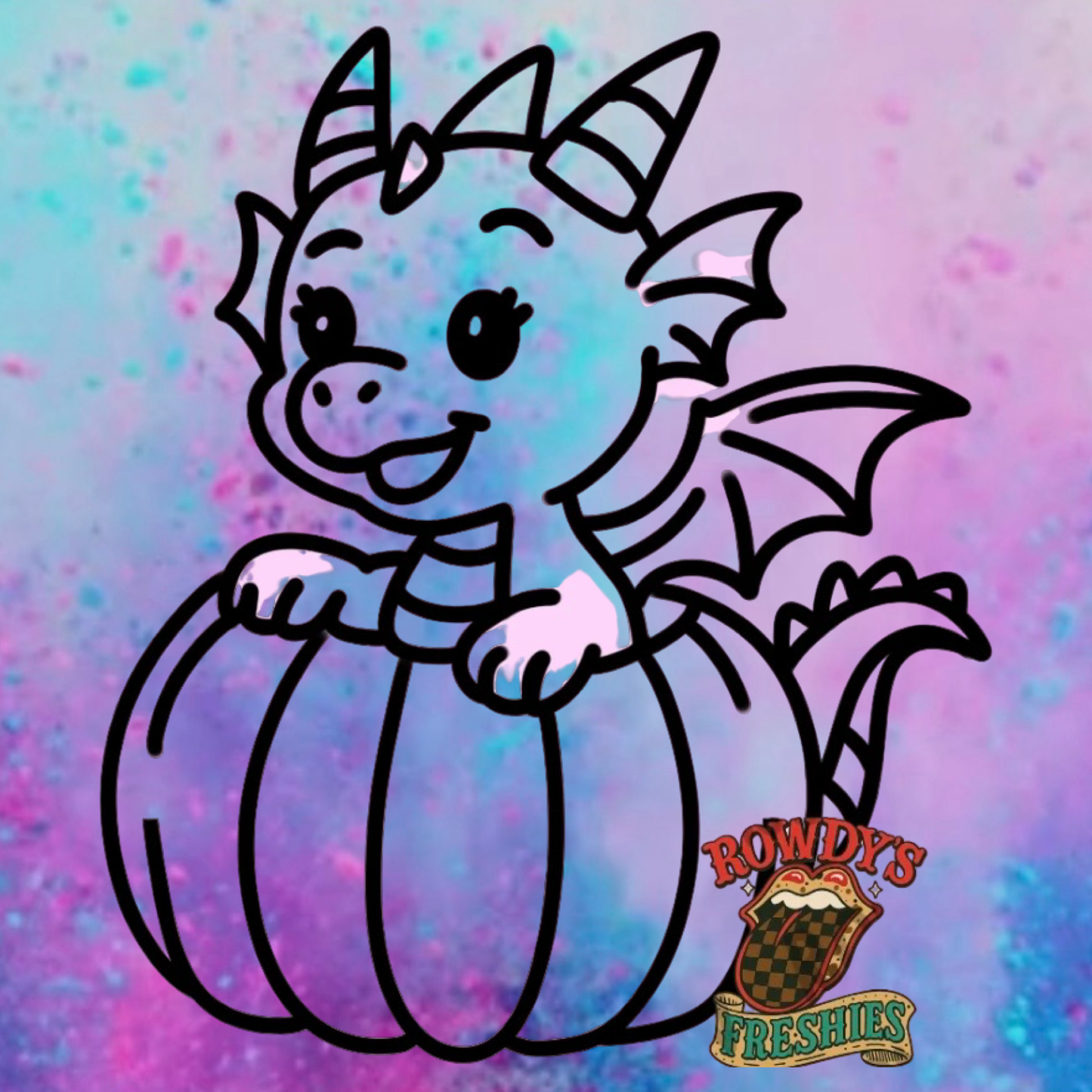 Dragon pumpkin freshie mold