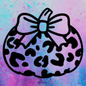 Leopard print pumpkin freshie mold