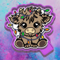 Christmas light cow freshie mold