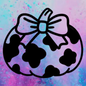 Cow print pumpkin freshie mold