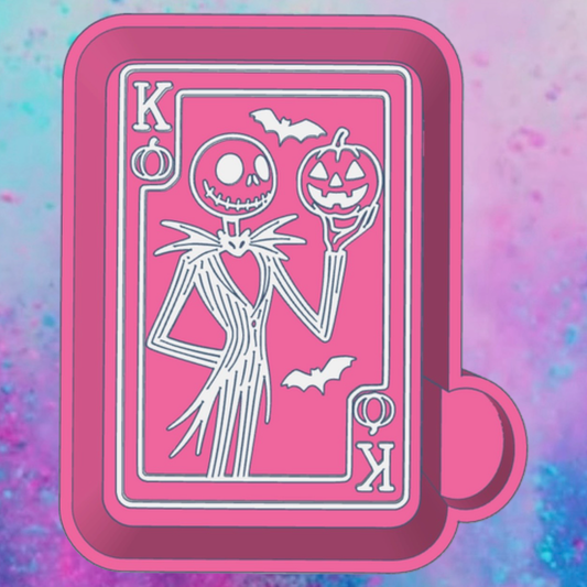 “K” Jack card freshie mold