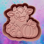 Fall pumpkin  cow freshie mold