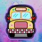 Groovy School bus  freshie mold