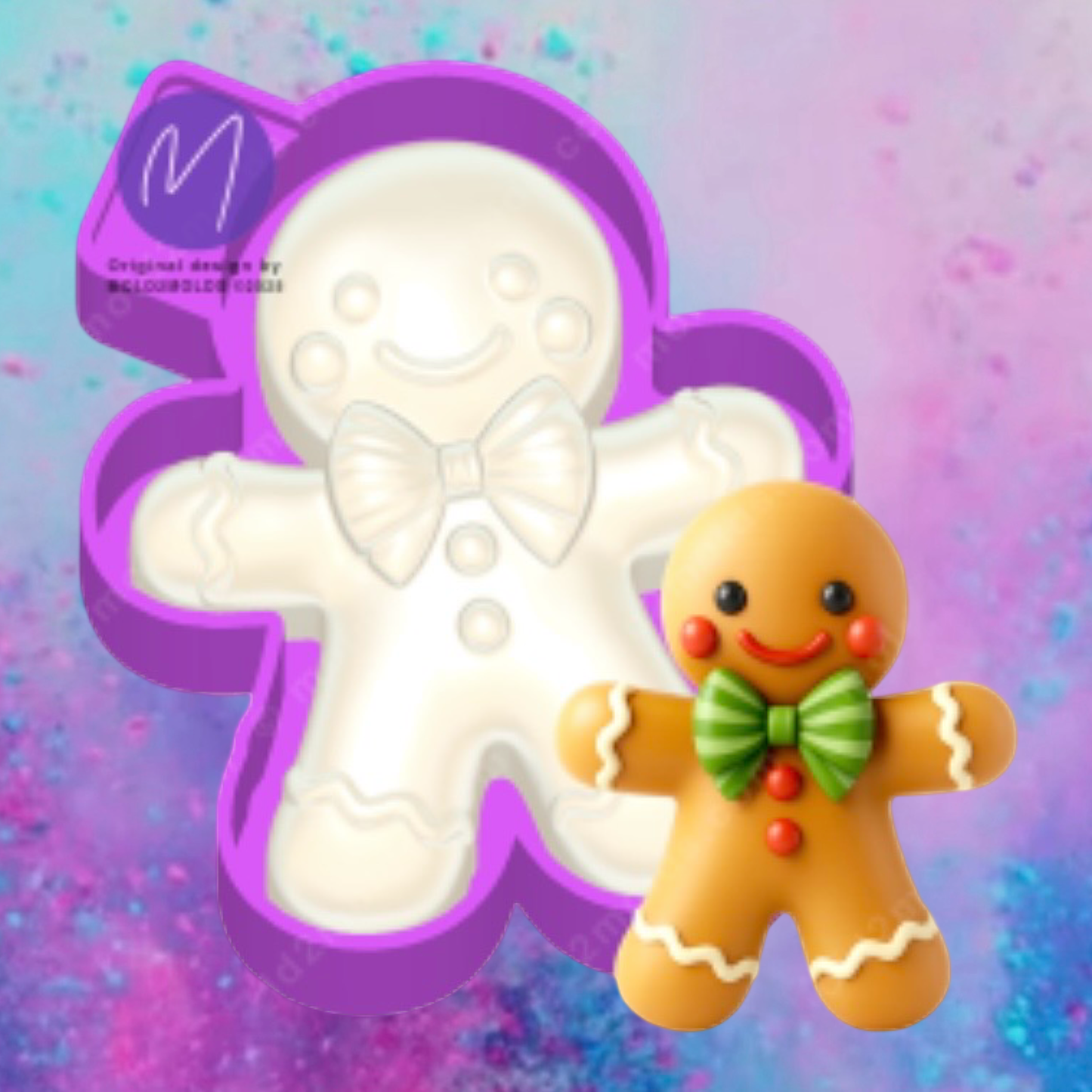 3D Gingerbread boy freshie molds.